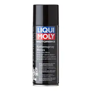 LIQUI MOLY 1591 Motorbike Kettenspray weiß 400ML LIQUI MOLY 1591 Motorbike Kettenspray weiß 400ML