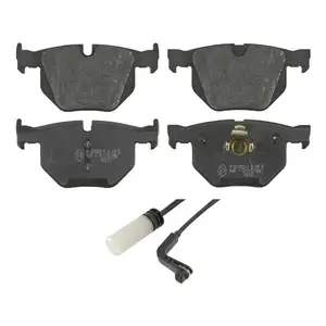 Febi Bilstein Bremsbel&auml;ge hinten + Warnkontakt BMW 5er Touring E61