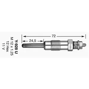 Glühkerze Ngk 4389 D-power für Alfa Romeo für Fiat für Lancia für Ferrari Glühkerze Ngk 4389 D-power für Alfa Romeo für Fiat für Lancia für Ferrari