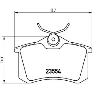 Textar Bremsenset Bremsscheiben Ø255 voll Bremsbeläge hinten Audi Seat Textar Bremsenset Bremsscheiben Ø255 voll Bremsbeläge hinten Audi Seat