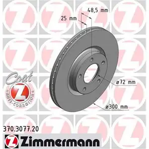 Zimmermann 370.3077.20 Bremsscheiben 2 Stück MAZDA Zimmermann 370.3077.20 Bremsscheiben 2 Stück MAZDA