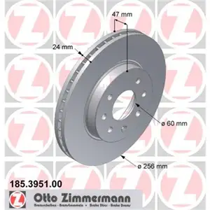 Zimmermann 185.3951.00 Bremsscheiben 2 Stück DAEWOO Zimmermann 185.3951.00 Bremsscheiben 2 Stück DAEWOO