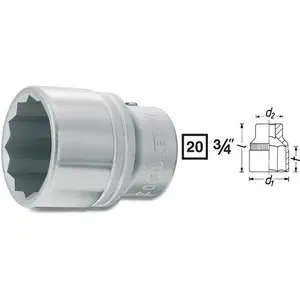HAZET 1000AZ-1.7/8 DOPPEL-6KT.-STECKSCHLUESSEL-EINSATZ HAZET 1000AZ-1.7/8 DOPPEL-6KT.-STECKSCHLUESSEL-EINSATZ
