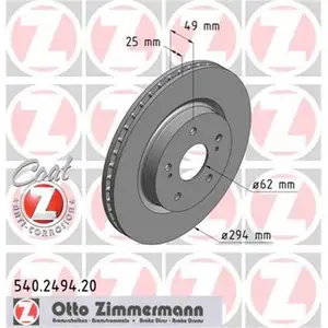 Zimmermann 540.2494.20 Bremsscheiben 2 Stück SUZUKI Zimmermann 540.2494.20 Bremsscheiben 2 Stück SUZUKI
