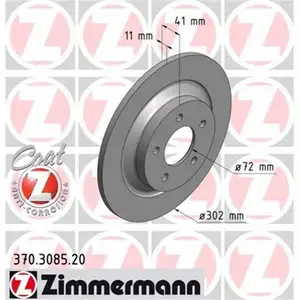Zimmermann 370.3085.20 Bremsscheiben 2 St&uuml;ck MAZDA