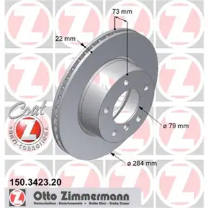Zimmermann 150.3423.20 Bremsscheiben 2 Stück BMW Zimmermann 150.3423.20 Bremsscheiben 2 Stück BMW
