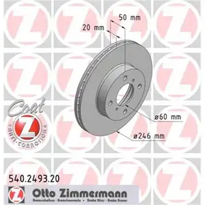 Zimmermann 540.2493.20 Bremsscheiben 2 Stück SUZUKI Zimmermann 540.2493.20 Bremsscheiben 2 Stück SUZUKI