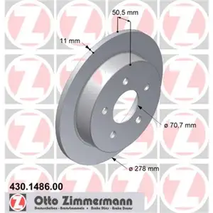 Zimmermann 430.1486.00 Bremsscheiben 2 Stück CHEVROLET Zimmermann 430.1486.00 Bremsscheiben 2 Stück CHEVROLET