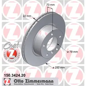 Zimmermann 150.3424.20 Bremsscheiben 2 Stück BMW Zimmermann 150.3424.20 Bremsscheiben 2 Stück BMW