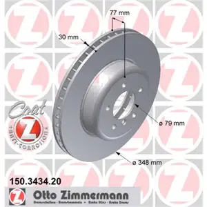Zimmermann 150.3434.20 Bremsscheiben 2 Stück BMW Zimmermann 150.3434.20 Bremsscheiben 2 Stück BMW