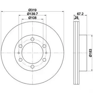 TEXTAR 92230403 Bremsscheiben 2 Stück TEXTAR 92230403 Bremsscheiben 2 Stück