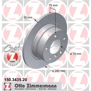 Zimmermann 150.3435.20 Bremsscheiben 2 Stück BMW Zimmermann 150.3435.20 Bremsscheiben 2 Stück BMW