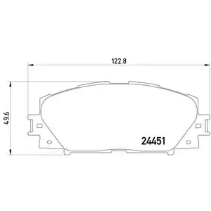 TEXTAR 2445101 PKW SBB TEXTAR 2445101 PKW SBB
