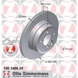 Zimmermann 150.3466.20 Bremsscheiben 2 St&uuml;ck BMW