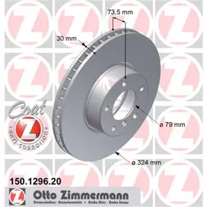 Zimmermann 150.1296.20 Bremsscheiben 2 St&uuml;ck BMW