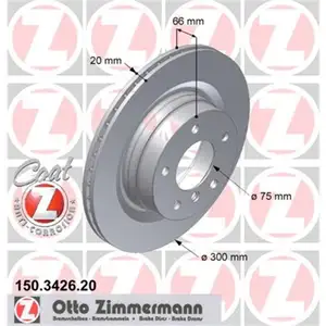 Zimmermann 150.3426.20 Bremsscheiben 2 Stück BMW Zimmermann 150.3426.20 Bremsscheiben 2 Stück BMW