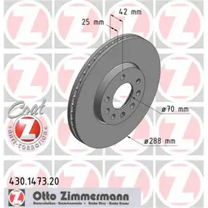 Zimmermann 430.1473.20 Bremsscheiben 2 Stück OPEL Zimmermann 430.1473.20 Bremsscheiben 2 Stück OPEL