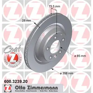 Zimmermann 600.3239.20 Bremsscheiben 2 Stück AUDI Zimmermann 600.3239.20 Bremsscheiben 2 Stück AUDI