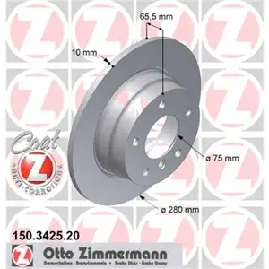 Zimmermann 150.3425.20 Bremsscheiben 2 St&uuml;ck BMW