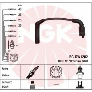 Zündleitungssatz Ngk 6020 für Chevrolet für Daewoo für General Motors für Buick Zündleitungssatz Ngk 6020 für Chevrolet für Daewoo für General Motors für Buick