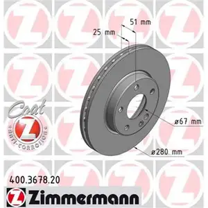 Zimmermann 400.3678.20 Bremsscheiben 2 Stück MERCEDES-BENZ Zimmermann 400.3678.20 Bremsscheiben 2 Stück MERCEDES-BENZ