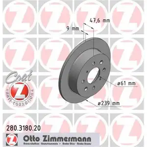 Zimmermann 280.3180.20 Bremsscheiben 2 Stück HONDA Zimmermann 280.3180.20 Bremsscheiben 2 Stück HONDA