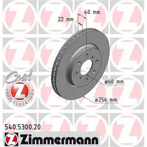 Zimmermann 540.5300.20 Bremsscheiben 2 St&uuml;ck SUZUKI