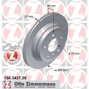Zimmermann 150.3437.20 Bremsscheiben 2 Stück BMW Zimmermann 150.3437.20 Bremsscheiben 2 Stück BMW