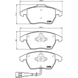 Textar Bremsenset Bremsscheiben Ø288 Bremsbeläge vorn Audi Skoda VW Textar Bremsenset Bremsscheiben Ø288 Bremsbeläge vorn Audi Skoda VW