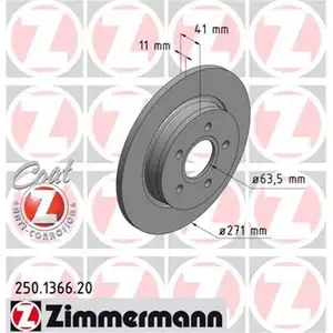 Zimmermann 250.1366.20 Bremsscheiben 2 Stück FORD Zimmermann 250.1366.20 Bremsscheiben 2 Stück FORD