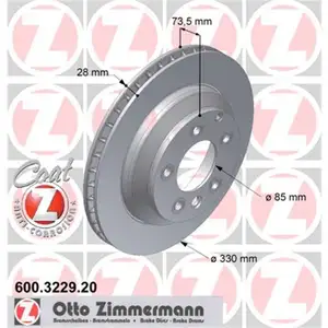 Zimmermann 600.3229.20 Bremsscheiben 2 Stück PORSCHE Zimmermann 600.3229.20 Bremsscheiben 2 Stück PORSCHE