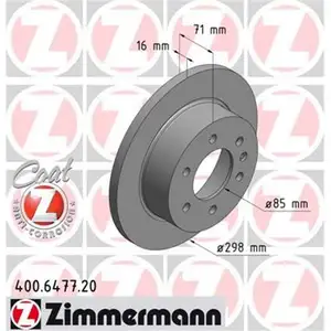 Zimmermann 400.6477.20 Bremsscheiben 2 Stück MERCEDES-BENZ Zimmermann 400.6477.20 Bremsscheiben 2 Stück MERCEDES-BENZ