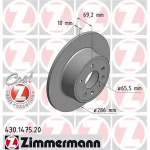 Zimmermann 430.1475.20 Bremsscheiben 2 Stück OPEL Zimmermann 430.1475.20 Bremsscheiben 2 Stück OPEL