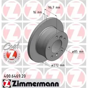 Zimmermann 400.6469.20 Bremsscheiben 2 Stück MERCEDES-BENZ Zimmermann 400.6469.20 Bremsscheiben 2 Stück MERCEDES-BENZ