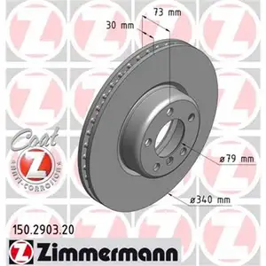 Zimmermann 150.2903.20 Bremsscheiben 2 Stück BMW Zimmermann 150.2903.20 Bremsscheiben 2 Stück BMW