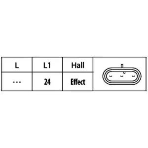 Sensor Nockenwellenposition Hella 6PU 009 121-841 f&uuml;r Opel f&uuml;r Vauxhall
