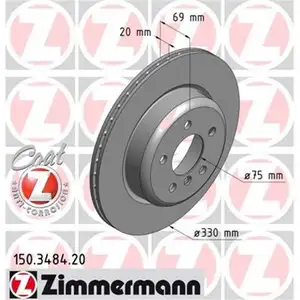 Zimmermann 150.3484.20 Bremsscheiben 2 St&uuml;ck BMW