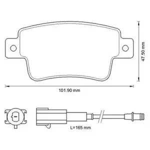 JURID 573345J Scheibenbremsbelag HA FIAT JURID 573345J Scheibenbremsbelag HA FIAT