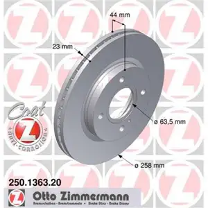 Zimmermann 250.1363.20 Bremsscheiben 2 St&uuml;ck FORD