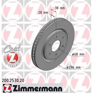 Zimmermann 200.2530.20 Bremsscheiben 2 Stück NISSAN Zimmermann 200.2530.20 Bremsscheiben 2 Stück NISSAN