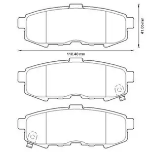 JURID 572630J Scheibenbremsbelag HA MAZDA JURID 572630J Scheibenbremsbelag HA MAZDA