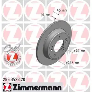 Zimmermann 285.3528.20 Bremsscheiben 2 Stück HYUNDAI Zimmermann 285.3528.20 Bremsscheiben 2 Stück HYUNDAI