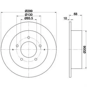 TEXTAR 92198703 Bremsscheiben 2 Stück SSANGYONG TEXTAR 92198703 Bremsscheiben 2 Stück SSANGYONG