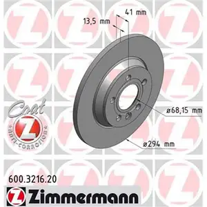 Zimmermann 600.3216.20 Bremsscheiben 2 Stück VW Zimmermann 600.3216.20 Bremsscheiben 2 Stück VW