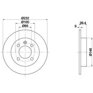 TEXTAR 92098203 Bremsscheiben 2 Stück VW TEXTAR 92098203 Bremsscheiben 2 Stück VW