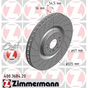 ZIMMERMANN Bremsscheiben 2 St&uuml;ck z. Bsp. f&uuml;r MERCEDES-BENZ