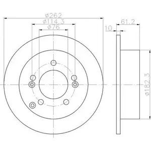 TEXTAR 92156803 Bremsscheiben 2 St&uuml;ck HYUNDAI
