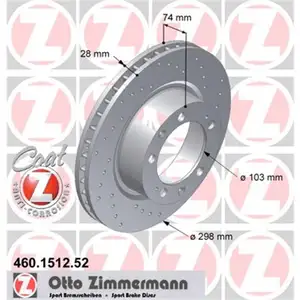 Original ZIMMERMANN 460.1512.52 Bremsscheiben 2 Stück für PORSCHE Original ZIMMERMANN 460.1512.52 Bremsscheiben 2 Stück für PORSCHE