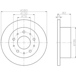 TEXTAR 92116203 Bremsscheiben 2 St&uuml;ck FIAT