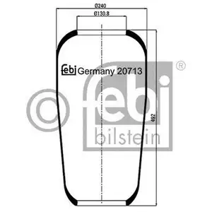 FEBI BILSTEIN 20713 Luftfederbalg FEBI BILSTEIN 20713 Luftfederbalg